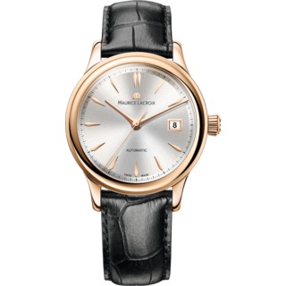 Buy Replica Maurice Lacroix Les Classiques watch Black Alligator Les Classiques Date Pink Gold